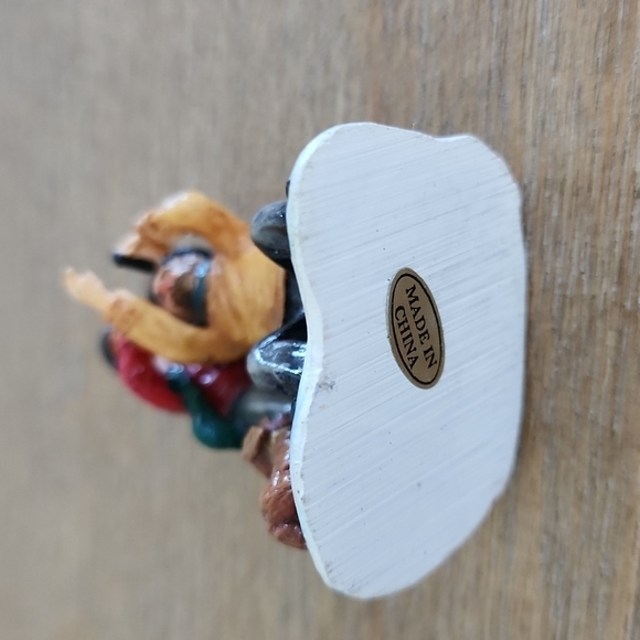 Father son dog people telescope Village accessory Xmas - Picture 5 of 5